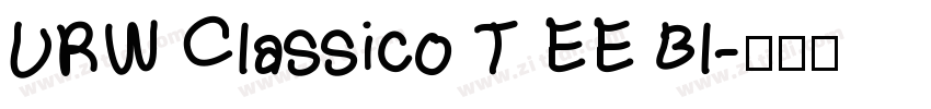 URW Classico T EE Bl字体转换